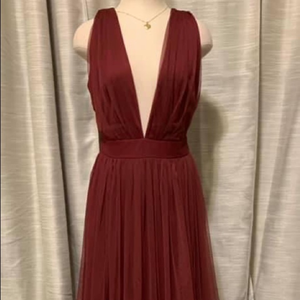 Shay a line tulle formal dress